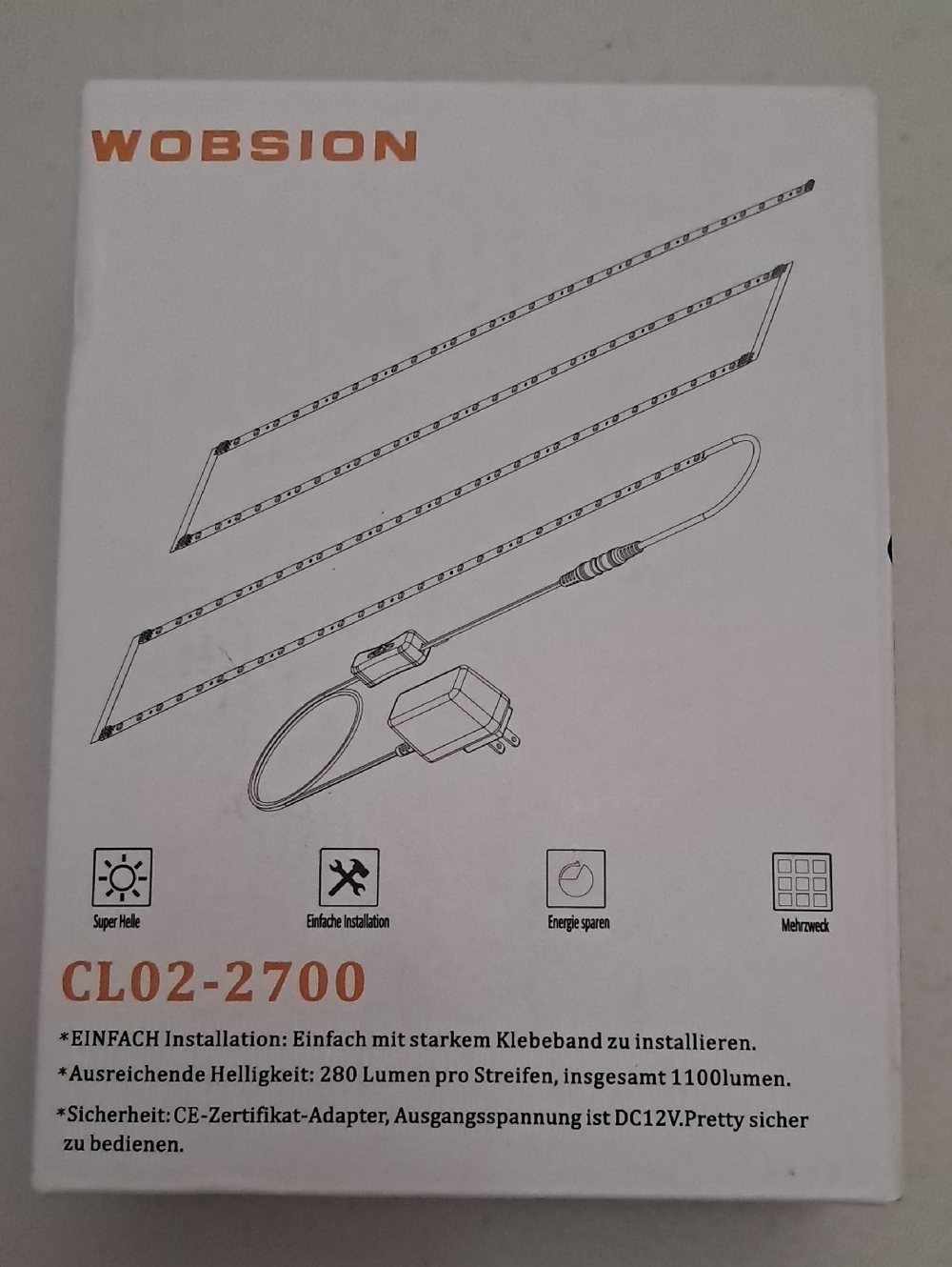 Wobsion LED Strip Light CL02-2700